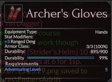 Archer's Gloves