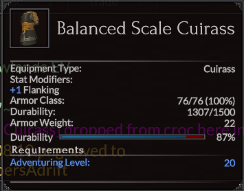 Balanced Scale Cuirass