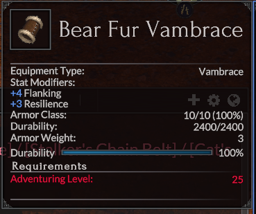 Bear Fur Vambrace