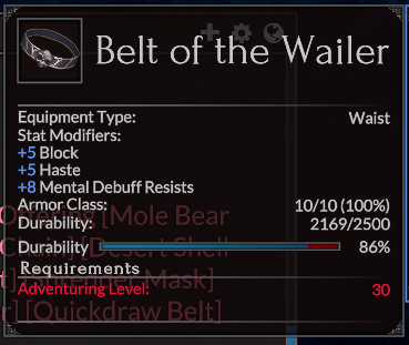 Belt of the Wailer