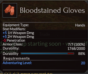 Bloodstained Gloves