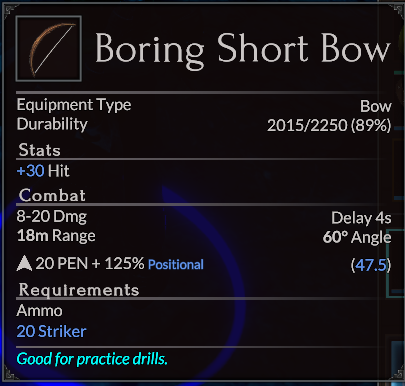 Boring Short Bow