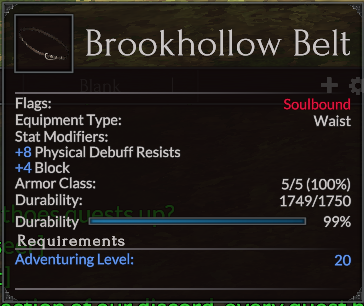 Brookhollow Belt