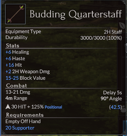 Budding Quarterstaff