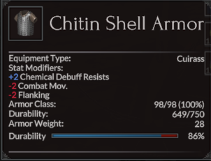 Chitin Shell Armor