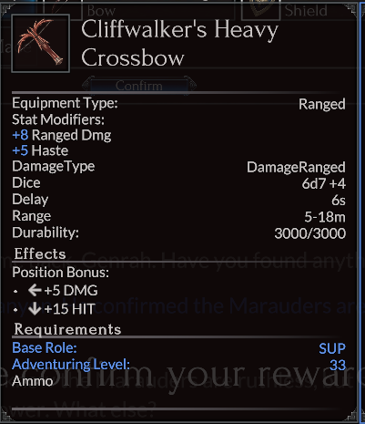 Cliffwalker's Heavy Crossbow
