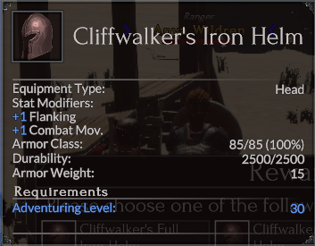 Cliffwalker's Iron Helm