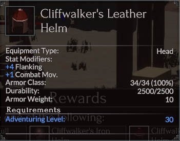 Cliffwalker's Leather Helm
