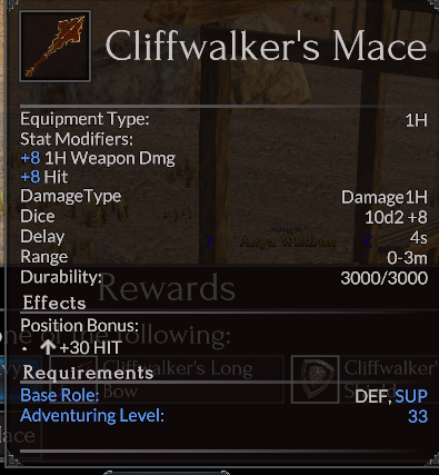 Cliffwalker's Mace