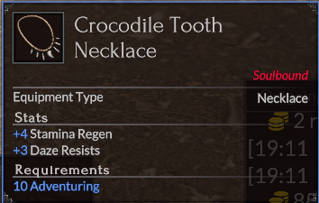 Crocodile Tooth Necklace