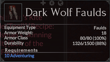 Dark Wolf Faulds