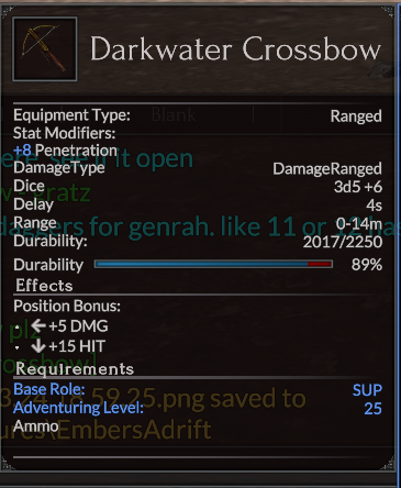 Darkwater Crossbow