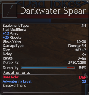 Darkwater Spear