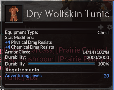 Dry Wolfskin Tunic