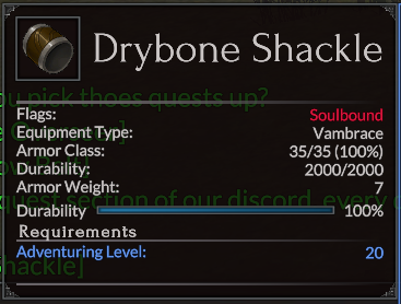 Drybone Shackle