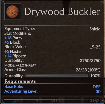 Drywood Buckler