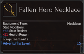Fallen Hero Necklace