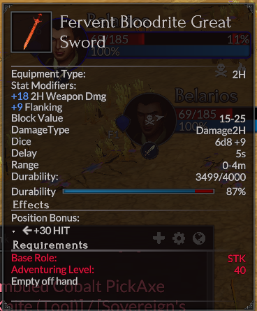 Fervent Bloodrite Great Sword