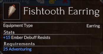 Fishtooth Earring