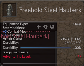 Freehold Steel Hauberk