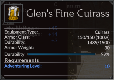 Glen's Fine Cuirass