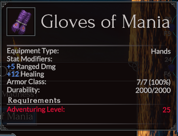 Gloves of Mania