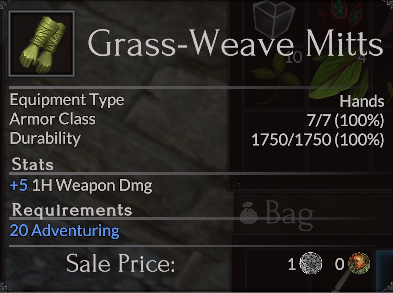 Grass-Weave Mitts