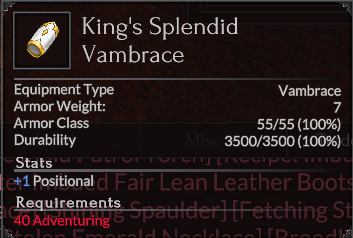 King's Splendid Vambrace