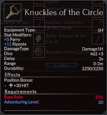 Knuckles of the Circle