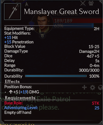 Manslayer Great Sword