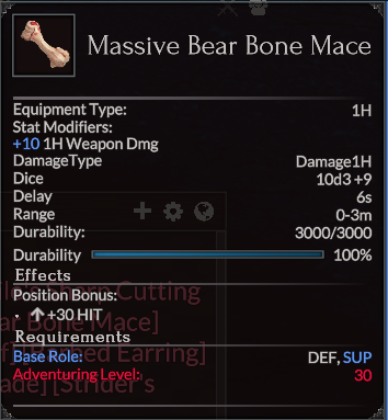 Massive Bear Bone Mace