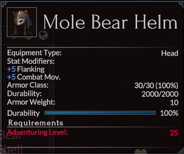 Mole Bear Helm