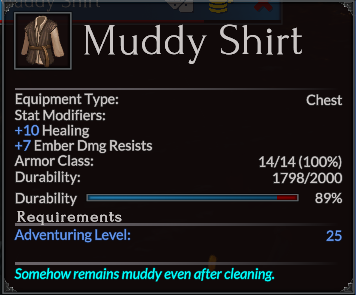 Muddy Shirt