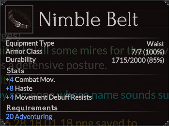 Nimble Belt