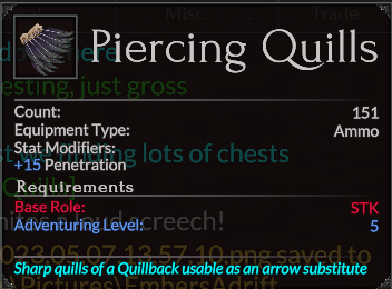 Piercing Quills