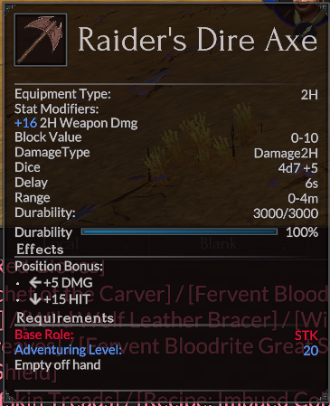 Raider's Dire Axe