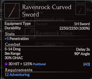 Ravenrock Curved Sword