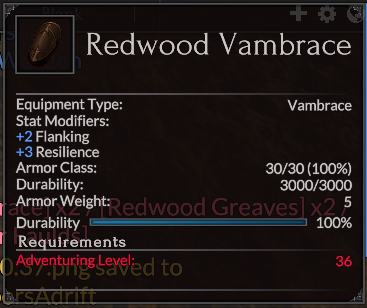 Redwood Vambrace
