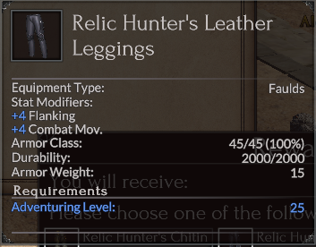 Relic Hunter's Leather Leggings