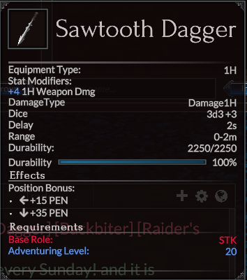 Sawtooth Dagger