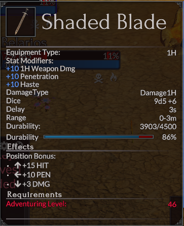 Shaded Blade