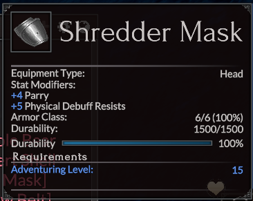 Shredder Mask