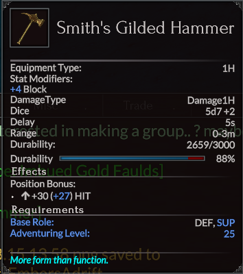 Smith's Gilded Hammer