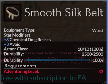 Smooth Silk Belt