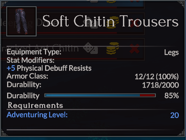 Soft Chitin Trousers