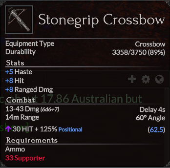 Stonegrip Crossbow