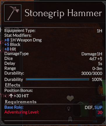 Stonegrip Hammer
