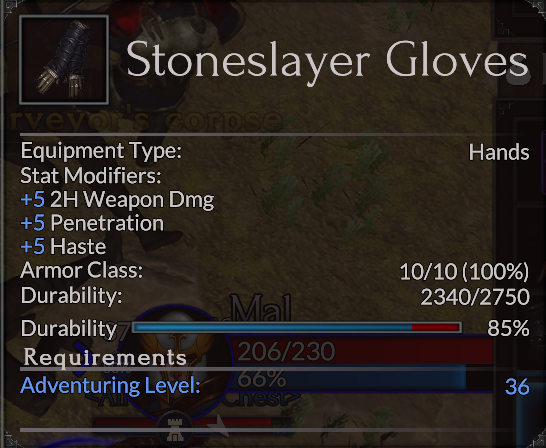 Stoneslayer Gloves