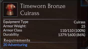 Timeworn Bronze Cuirass