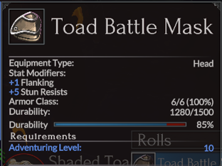 Toad Battle Mask